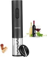 🍷 electric wine bottle opener set: automatic corkscrew with foil cutter, reusable and portable - perfect gift for waiters, women, and wine lovers at home, kitchen, parties, bar, and outdoor events логотип