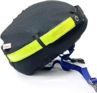 🔆 bright led light helmet cover for high visibility - fits bike and sports helmets логотип