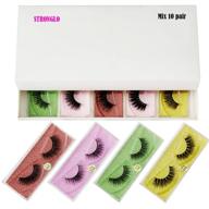 🎉 affordable lashes wholesale: get 10 pairs of natural wispy fluffy 3d faux mink eyelashes in 10 styles with portable boxes (mix 10pair) logo