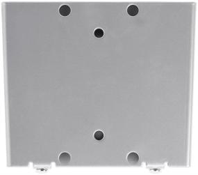 img 1 attached to Monoprice Titan Series Fixed TV Wall Mount Bracket for 13-27 inch TVs, Max Weight 66 lbs, VESA Patterns up to 100x100, Black