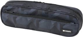 img 4 attached to 🖊️ LIHITLAB LAB Pen Case Black Camo: Convenient Storage for Stationery Essentials (9.4 x 1.8 x 3")
