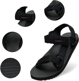 img 3 attached to Ultimate Comfort and Style: Alpine Swiss Sandals for Athletic Outdoor Activities