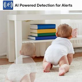 img 1 attached to Laxihub Baby Camera Monitor: безопасная WiFi-камера с функцией обнаружения плача и движения, 1080P FHD, ночное видение - совместима с Alexa и Google Assistant (2 упаковки)