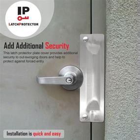 img 1 attached to Latch Protector Zinc LP212 Guard