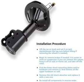 img 2 attached to Shocks Struts ECCPP Absorber Compatible Replacement Parts and Shocks, Struts & Suspension