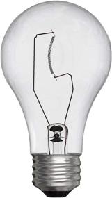 img 4 attached to 💡 GE Crystal Clear Incandescent A19 Light Bulbs, 25-Watt, 215 Lumen, Medium Base, Clear, Soft White, 2-Pack, Decorative Bulbs