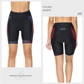 img 3 attached to 🚴 DEALYORK Women's High Waist Cycling Bike Shorts with 3D Padded Pocket – Ergonomic Design for Mountain Biking and Bicycle Riding