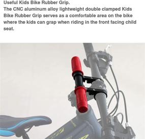 img 2 attached to 🚲 Easy-Install Front Mounted Child Bike Seat Handlebar Attachment by Mikeric - Fits 31.8mm-28.7mm-25.4mm-22.2mm Bike Handlebars