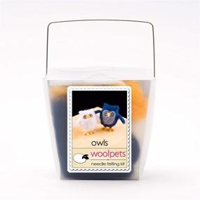 img 4 attached to 🦉 Woolpets Owls Needle Felting Craft Kit: Create Adorable Woolen Owls with Ease!