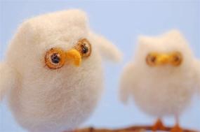 img 1 attached to 🦉 Woolpets Owls Needle Felting Craft Kit: Create Adorable Woolen Owls with Ease!