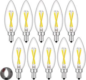 img 4 attached to 💡 Лампа CRLight 2W 4000K LED для канделябра - светло-белый свет дневного света, эквивалент 30 Вт, 300 лм - эффективное осветительное решение для любого пространства.