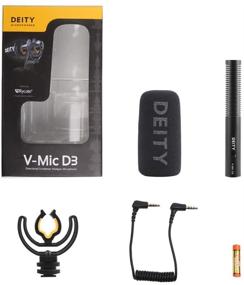 img 3 attached to 🎙️ Deity V-Mic D3: High-Performance Super Cardioid Directional Shotgun Microphone with Versatile 3.5mm TRS/TRRS Compatibility, Ideal for DSLRs, Camcorders, Smartphones, Tablets, Handy Recorders, Laptops, and Bodypack Transmitters