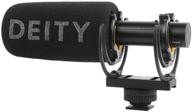 🎙️ deity v-mic d3: high-performance super cardioid directional shotgun microphone with versatile 3.5mm trs/trrs compatibility, ideal for dslrs, camcorders, smartphones, tablets, handy recorders, laptops, and bodypack transmitters logo