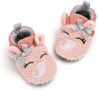 sakuracan non-slip winter booties for infant baby boys and girls - stay on newborn crib house shoes with non-slips bottoms logo