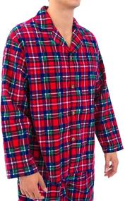 img 2 attached to 🎄 Del Rossa Men's Christmas Pajama Set A0544Q19MD