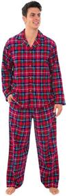 img 4 attached to 🎄 Del Rossa Men's Christmas Pajama Set A0544Q19MD