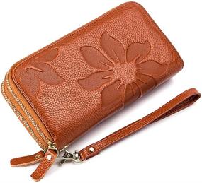 img 4 attached to 📱 Versatile Smartphone Blocking Wristlet: The Must-Have Women's Handbags & Wallets