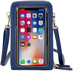 img 4 attached to Adjustable Blocking Shoulder Handbags & Wallets for Women - Crossbody Cellphone Bags