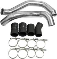 🔧 enhanced turbo intercooler pipe and boot kit for f350 6.0l 2003-2007 (silver) logo