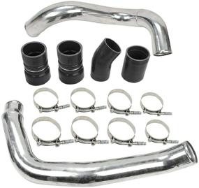 img 3 attached to 🔧 Enhanced Turbo Intercooler Pipe and Boot Kit for F350 6.0L 2003-2007 (Silver)