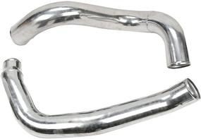 img 1 attached to 🔧 Enhanced Turbo Intercooler Pipe and Boot Kit for F350 6.0L 2003-2007 (Silver)