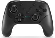2021 new wireless switch controller for console pro gamepad with joystick - non-slip ergonomic design (black) logo