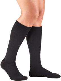 img 4 attached to 🧦 Truform Compression Socks: Black X-Large Knee High Ladies Gym Socks (10-20 mmHg)