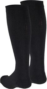 img 1 attached to 🧦 Truform Compression Socks: Black X-Large Knee High Ladies Gym Socks (10-20 mmHg)