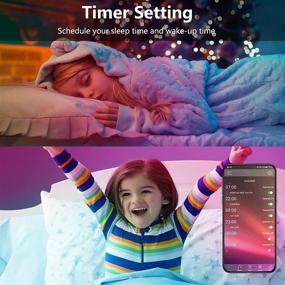 img 1 attached to 🔮 100 ft LED Lights for Bedroom, GUSODOR Ultra Long RGB LED Strip with APP Control, Color Changing Smart Lights, 44 Keys Remote, 5050 DIY Mode for Room Kitchen Ceiling Christmas Party Cabinet