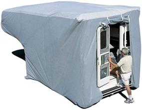 img 1 attached to 🚚 ADCO 12264 SFS Aqua Shed Truck Camper Cover - 8-10 ft, Queen Bed, Gray - Queen 193-213 Inch