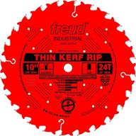 🔪 freud 10" x 24t thin kerf rip blade (lu87r010): the ultimate multi-purpose cutting solution логотип