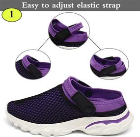 img 3 attached to CELANDA Breathable Men's Outdoor Sandals Slippers | Mules & Clogs Shoes