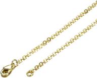 bulk wholesale 12 pcs gold plated flat cable chain necklace chains - brass finished for necklace making logo