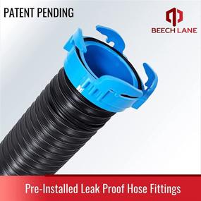 img 1 attached to 🚽 Beech Lane 20' Universal RV Sewer Hose: Leak Proof Fittings, UV Resistant & Durable Construction - Transparent 4 in 1 Elbow [Patent Pending]