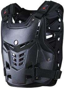 img 3 attached to 🏍️ A.B Crew Motorcycle Body Armor for Adults - Street Bike & Off-Road Dirt Bike Vest Protector