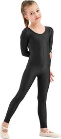 img 3 attached to 👯 Girls Kids Long Sleeve Spandex Dance Unitard by Speerise