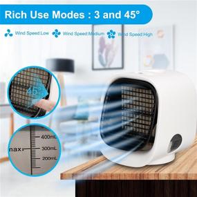 img 1 attached to 🌬️ PPkar Portable AC: Compact Personal Air Conditioner & Cooler for Camping, Office, Room, and Car Use