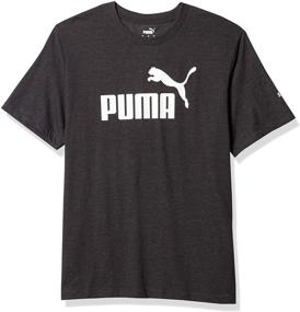 img 3 attached to PUMA Мужская одежда Essentials Heather Peacoat для активного образа