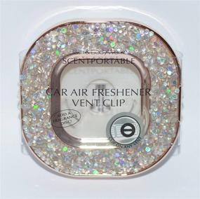 img 1 attached to 💫 Add Sparkle to Your Drive with Bath and Body Works Glitter Square Vent Clip Scentportable Holder