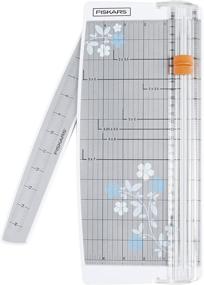 img 1 attached to ✂️ Fiskars 196920-1001 Portable Scrapbooking Trimmer: 12 Inch, Blue - A Must-Have Tool for Crafters and Scrapbook Enthusiasts!