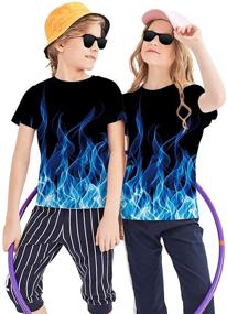 img 2 attached to Fun and Stylish Kids 3D Graphic 👕 T-Shirts for Summer - Available in Sizes 6-14 Years