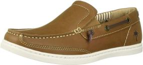 img 4 attached to Margaritaville Mens Dock Black Regular Men's Shoes in Loafers & Slip-Ons