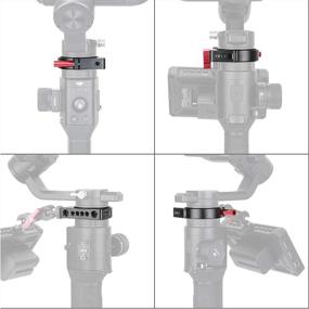 img 3 attached to 🎥 Enhance Filmmaking with EACHSHOT RoninS-Ring Extension Adapter Mount for DJI Ronin S – Perfect for Camera Monitor, Rode Microphone, LED Video Light, and Vlog Filmmaking [Not for Ronin SC]