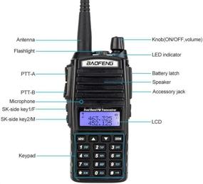 img 1 attached to 📻 Enhanced NSKI UV-82 High Power Amateur (Ham) Portable Two-Way Radio: VHF 136-174MHz & UHF 400-520MHz Bands