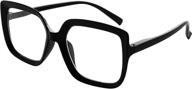 eyekepper large frame reading glasses for women: stylish oversize eyeglasses readers logo