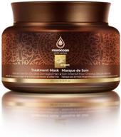 ⚱️ moroccan gold series treatment mask: ultimate hydration for dry, damaged, color treated, and curly hair – enriched with keratin and argan oil – sulfate free, natural hair repair treatment, 8.45oz logo