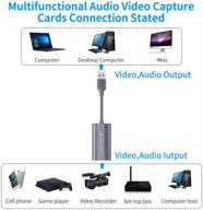 🎥 acasis hdmi 1080p30 audio video capture cards to usb2.0 for direct computer recording - ideal for gaming switch, xbox, ps3, ps4, ns camera live streaming, teaching, video conferencing, or live broadcasting logo