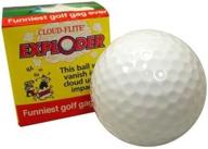 trick exploding golf ball prank gag logo