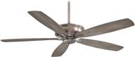 💨 minka-aire f696-bnk kafé-xl 60 inch ceiling fan: stylish brushed nickel finish for optimal comfort логотип