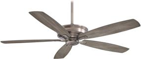 img 2 attached to 💨 Minka-Aire F696-BNK Kafé-XL 60 Inch Ceiling Fan: Stylish Brushed Nickel Finish for Optimal Comfort